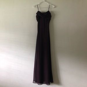 Burgundy Formal Dress Size 8 Betsy & Adam